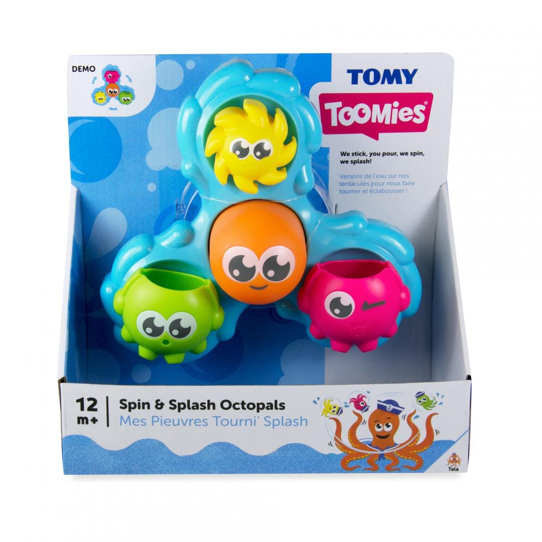 Jucarie Baie Caracatite Tomy - Se Invartesc si Stropesc - imagine 4
