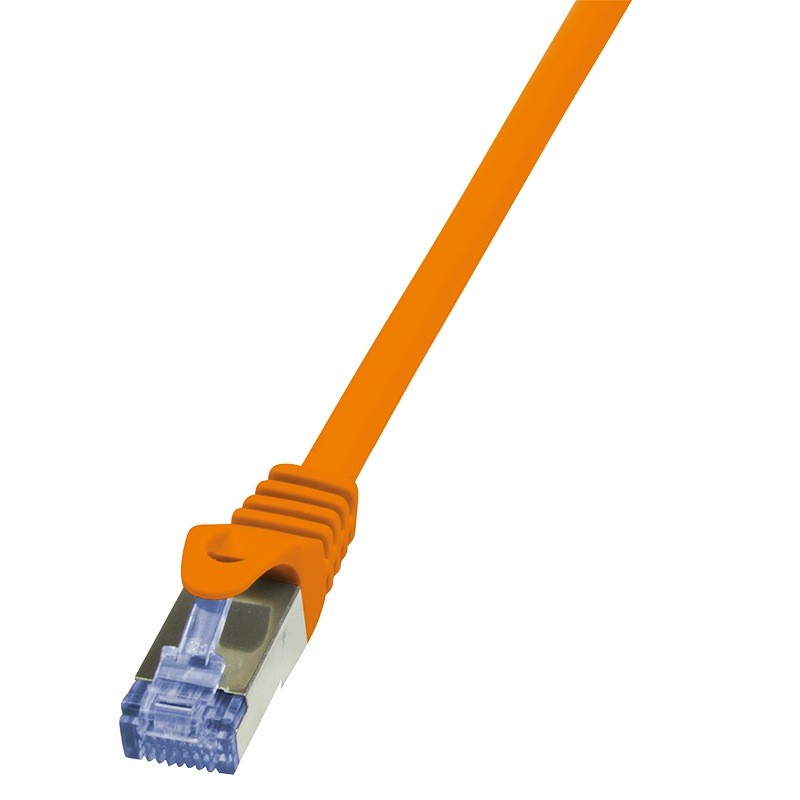 Cablu Rețea Logilink Cat6a S/FTP 1m 10Gbps Portocaliu