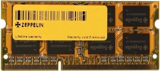 RAM Zeppelin 8GB DDR3 1600MHz SODIMM - Performanță Laptop - imagine 1