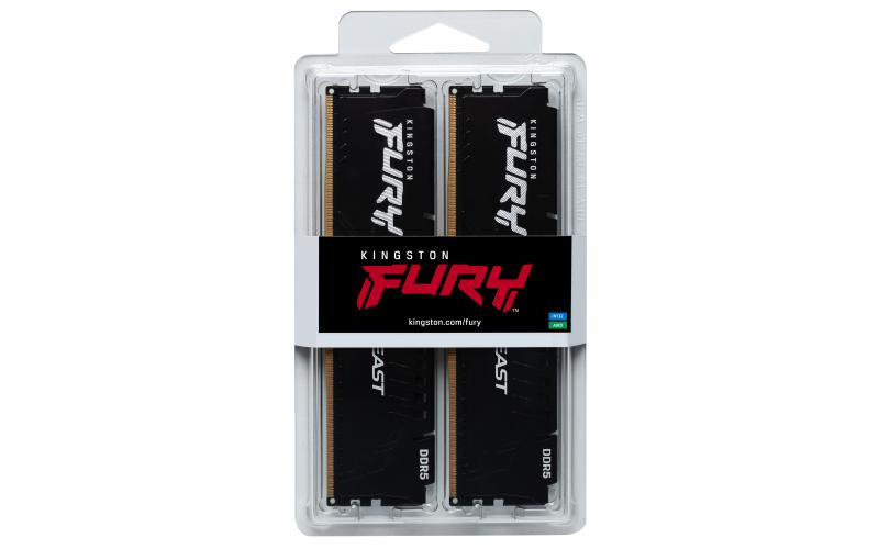 Kingston FURY Beast 64GB DDR5 6000MHz CL30 - Memorie RAM High Performance - imagine 6