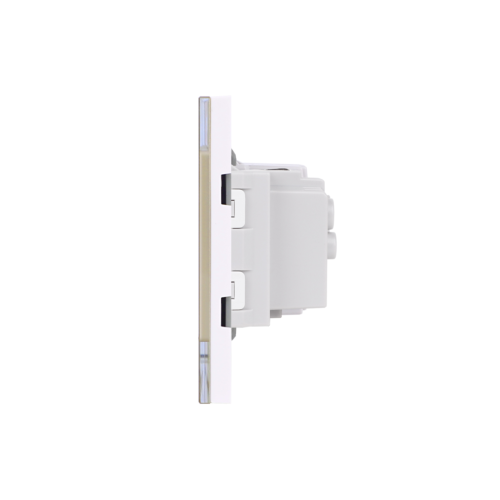 Intrerupator Dublu + 2 Prize Sticla LUXION, IP44 - imagine 11