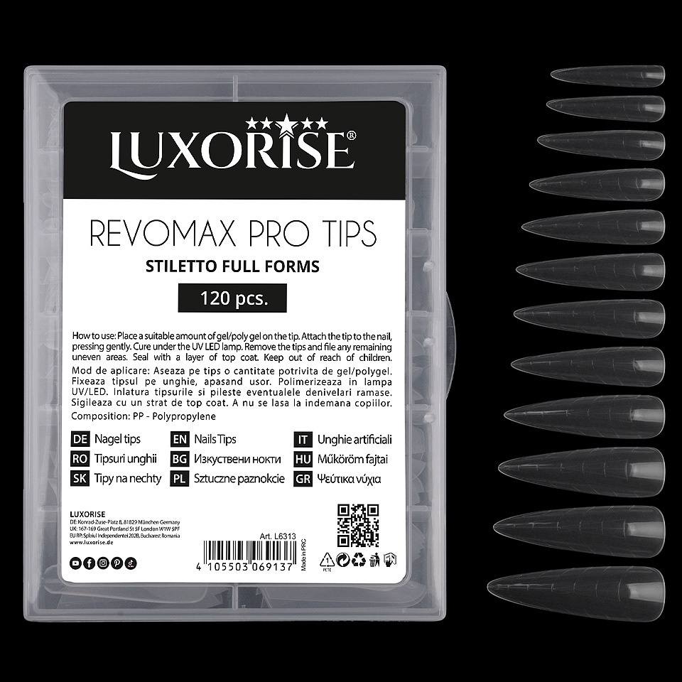 Tipsuri Reutilizabile Polygel & Gel LUXORISE