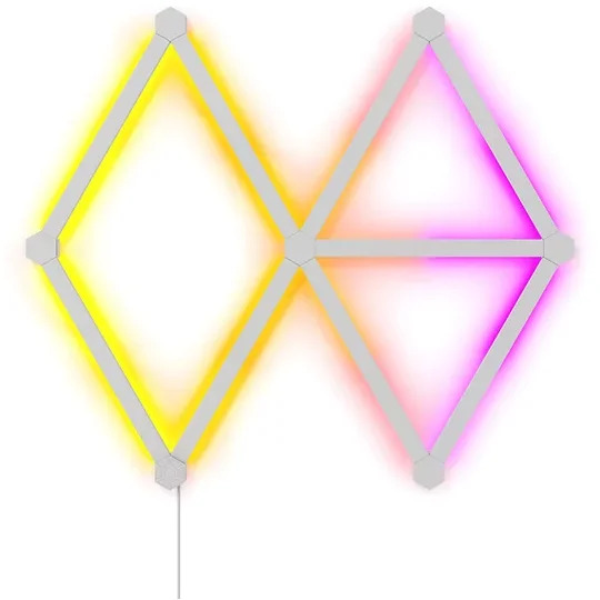 Kit Nanoleaf Lines 9 Panouri Luminoase RGBW, Smart Wi-Fi