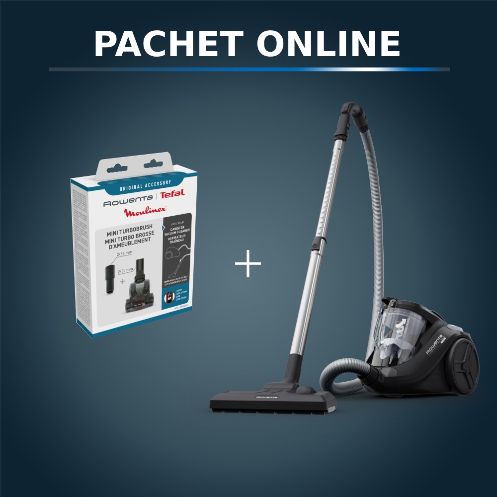 Aspirator Rowenta Cyclonic + Perie Turbo