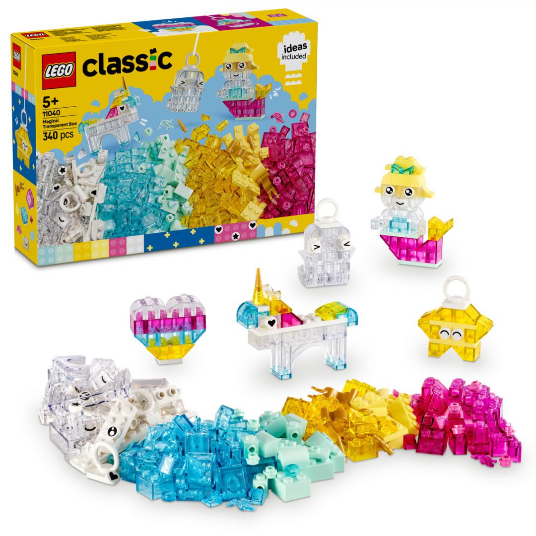 Cutie Transparentă Magică LEGO 11040 - Depozitare Creativă