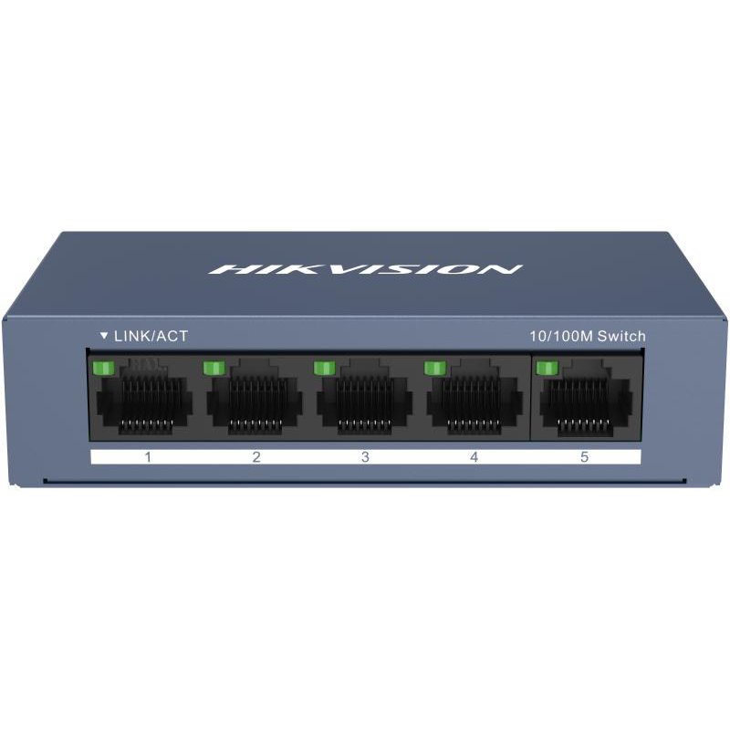 Switch Hikvision DS-3E0105-O, 5 Porturi, Plug and Play
