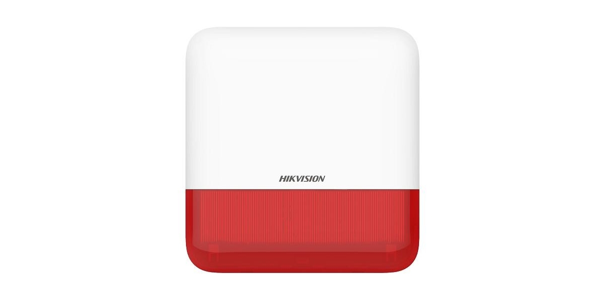 Sirena Wireless Exterior Hikvision AX PRO - Flash LED Rosu, 110dB - imagine 3