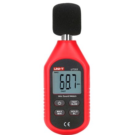 Decibelmetru UT353 UNI-T, măsurare zgomot 30-130 dB