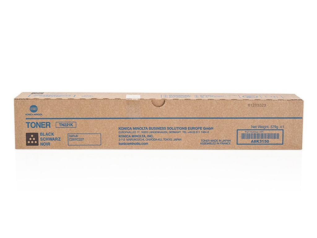 Toner Original Konica Minolta TN-221K Black 24K Pagini