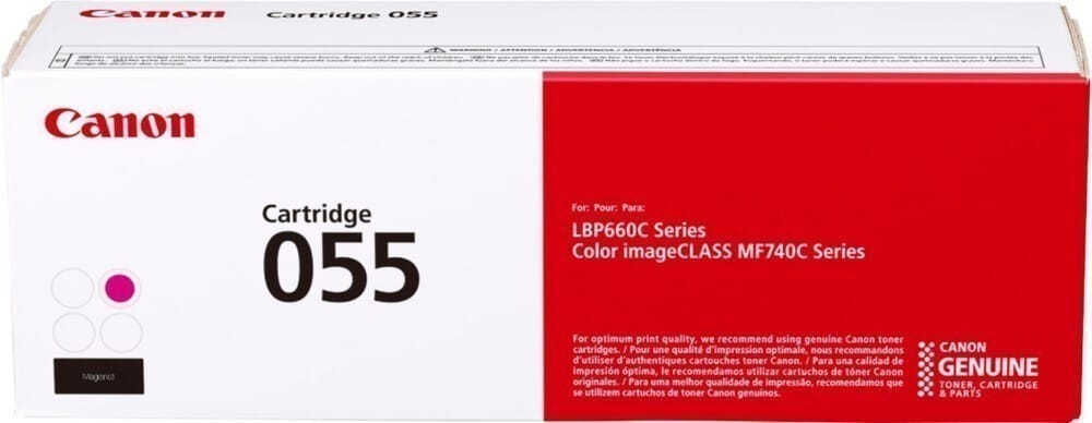 Toner Original Canon CRG055M Magenta - 2.100 Pagini - imagine 2