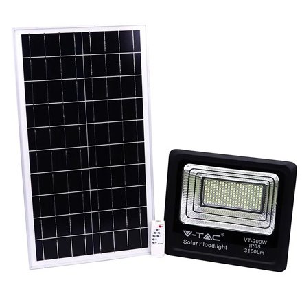 Reflector LED solar V-TAC 40W 6000K, lumina alb rece