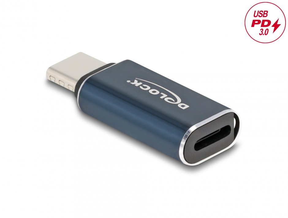 Adaptor USB-C la Lightning Delock, PD 3.0 35W