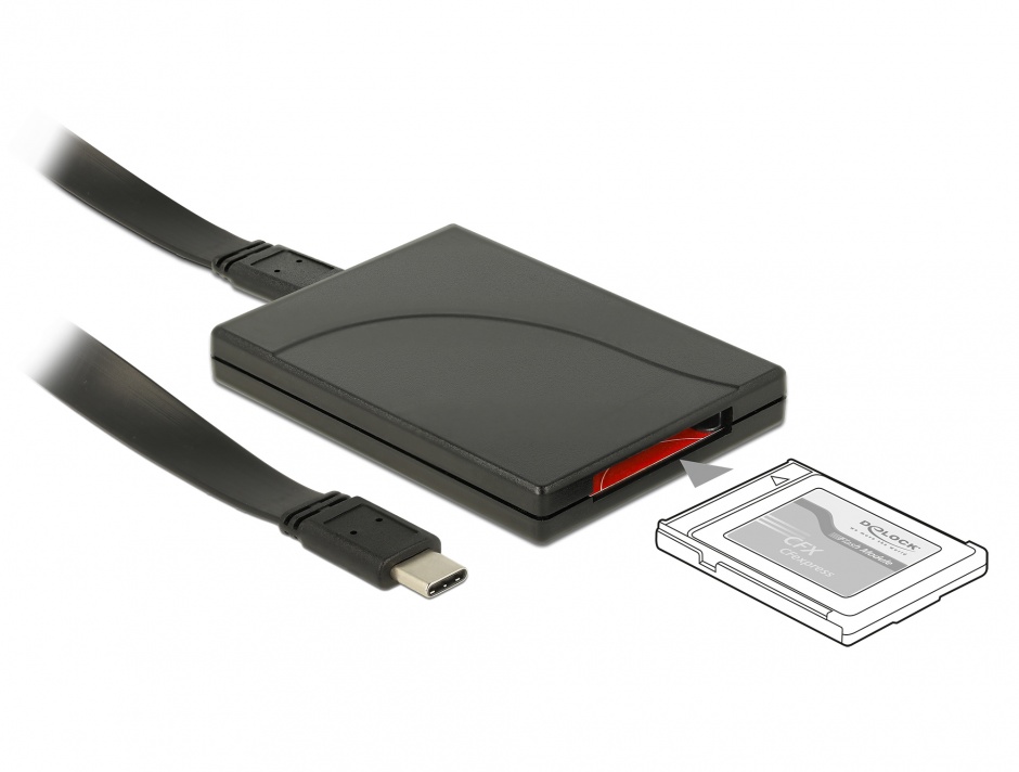 Cititor USB-C CFexpress Delock 10 Gbps