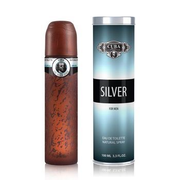 Parfum Barbati Cuba Silver 100ml - Aromă Proaspătă