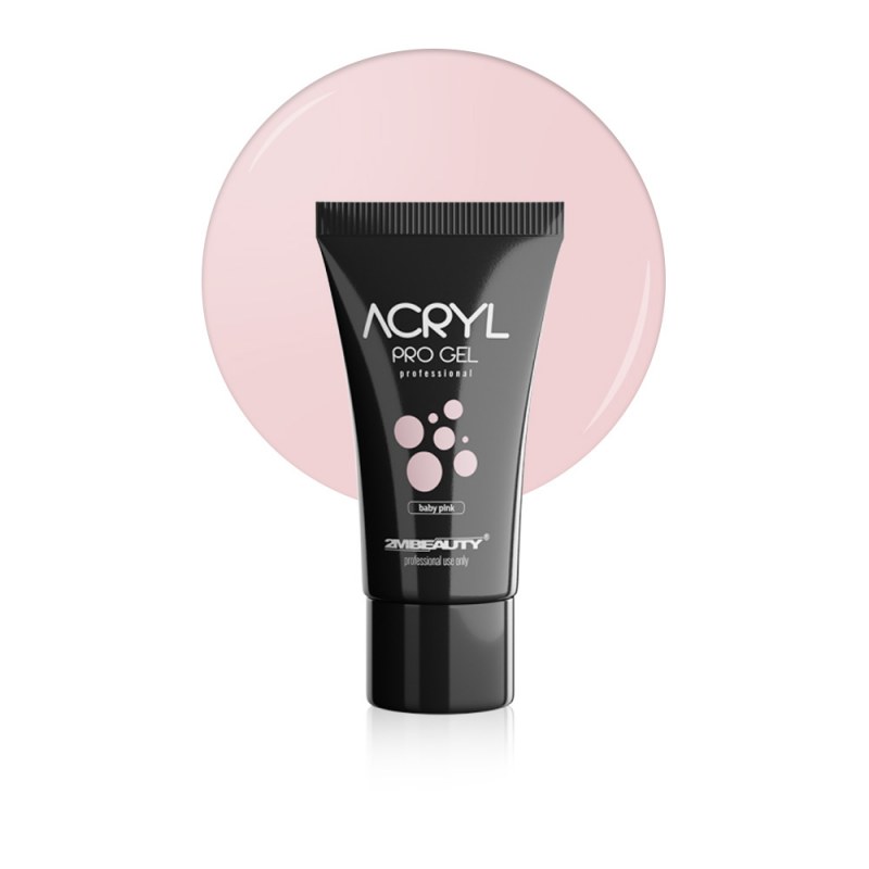 Acryl Pro Gel 2M Hema Free Baby Pink 30gr Nailshop