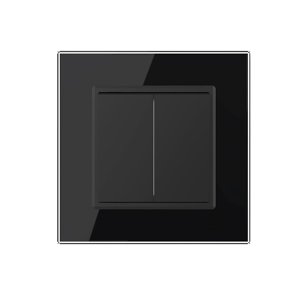 Intrerupator Dublu Mecanic Livolo Sticla - imagine 6