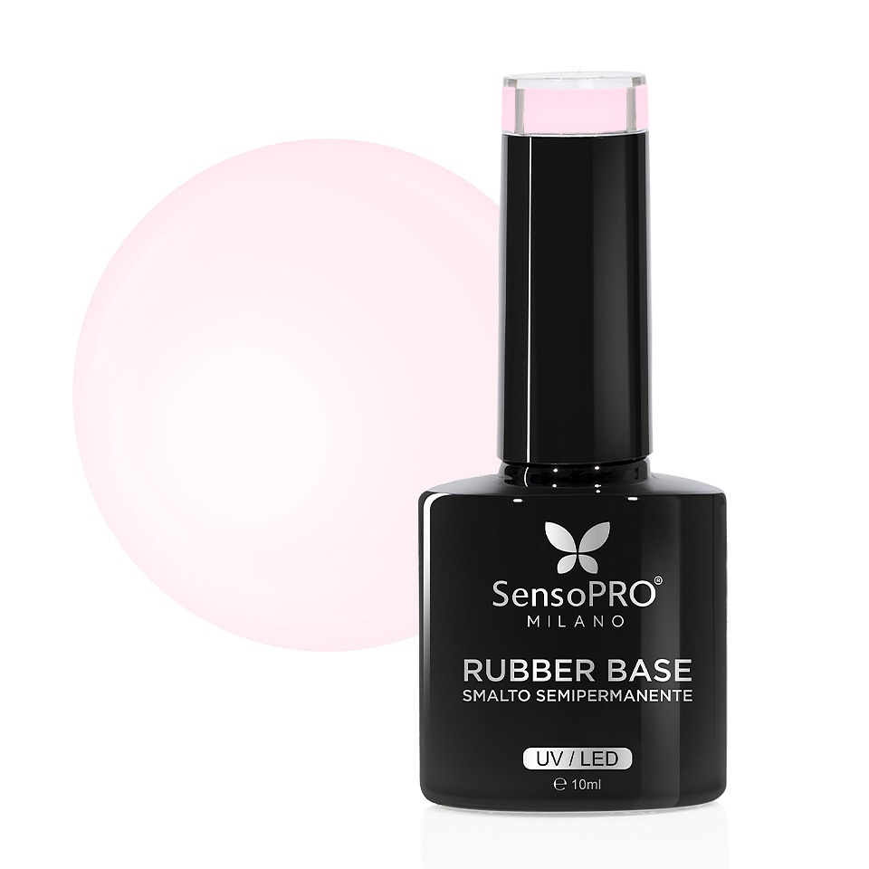 Rubber Base Gel SensoPRO Milano 10ml, #63 Pink Nude