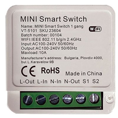 Întrerupător Smart V-TAC, 150W, Control WiFi