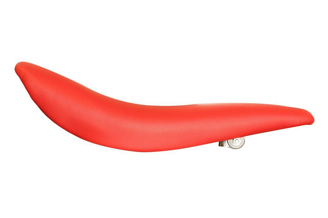 Șa Bicicletă PEGAS HL-2606 Roșu Mat 21.5 inch - Piele Naturală