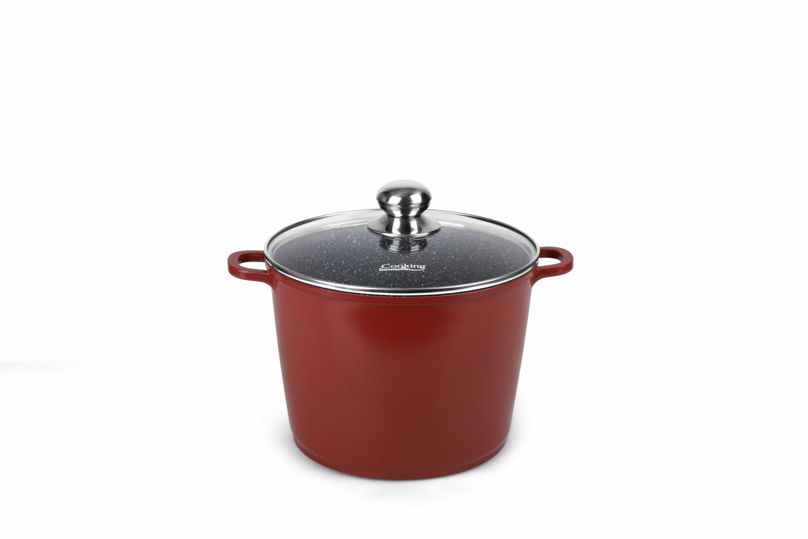 Oală Aluminiu Heinner Calabria 8.2L cu Capac - Gătire Eficientă