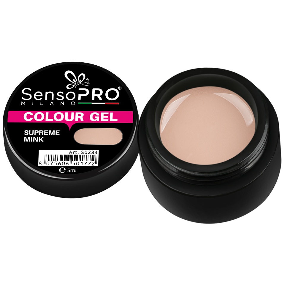 Gel UV Supreme Mink 5ml SensoPRO Milano