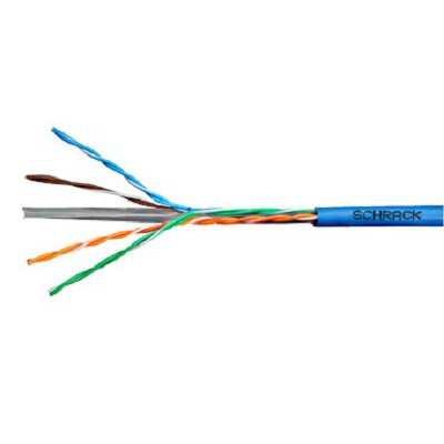 Cablu U/UTP Cat.6 Schrack, 305ml, Albastru