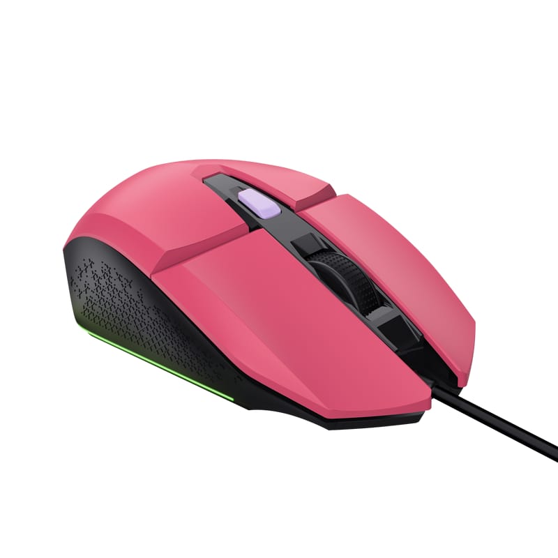 Mouse Gaming Trust GXT109P Felox 6400 DPI RGB Roz - imagine 4