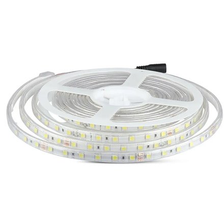Banda LED V-TAC 24V IP65 5M Lumina Rece