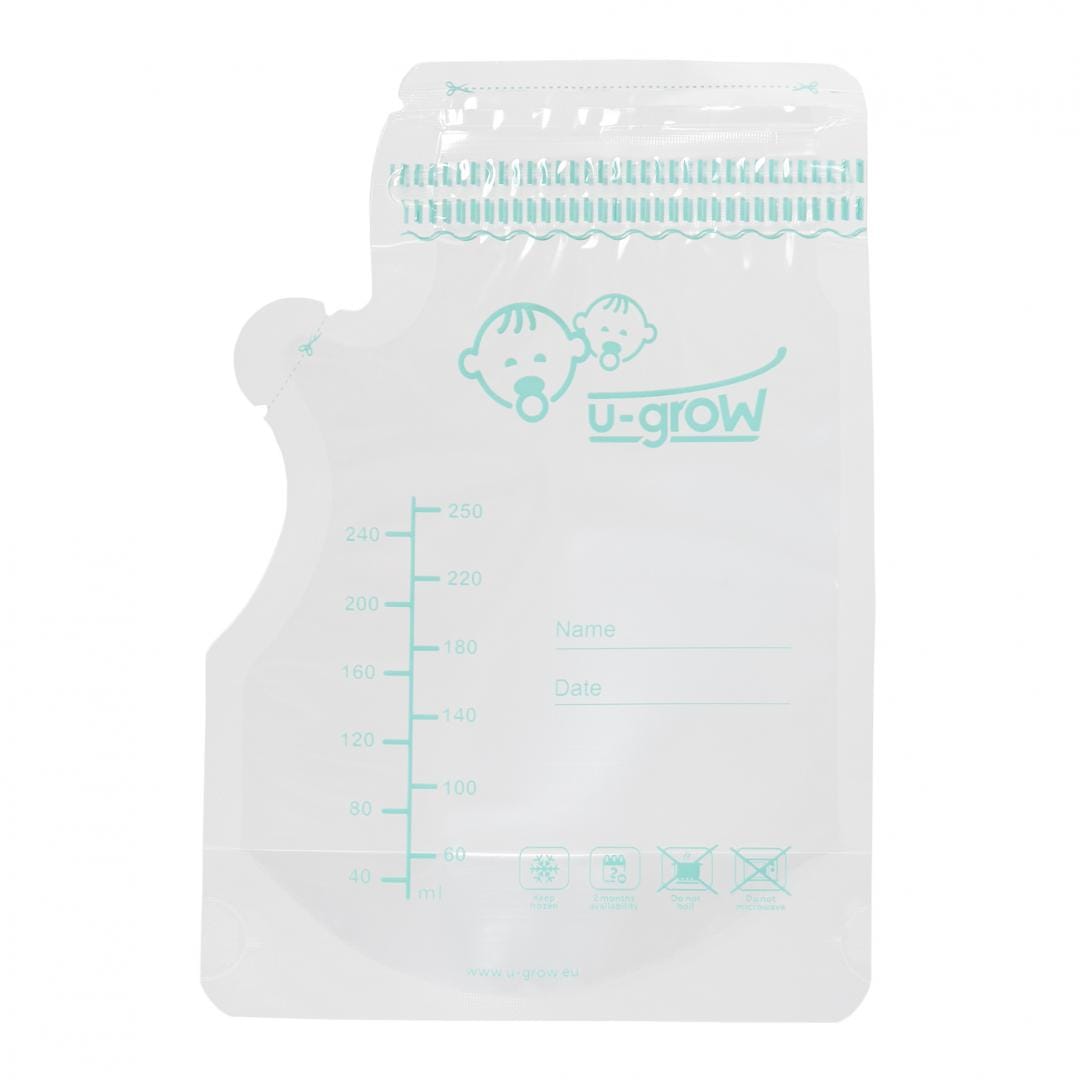 Pungi Stocare Lapte Matern U-GROW 30 bucăți - Siguranță Garantată - imagine 6
