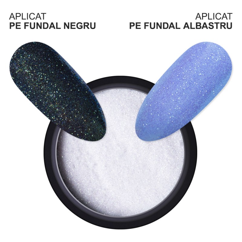 Praf Diamant Vamp 03 - Reflexii Verzi Nail Art