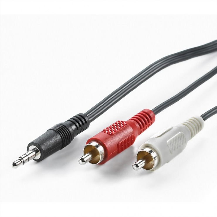 Cablu Jack 3.5mm la 2 RCA 1.5m Value