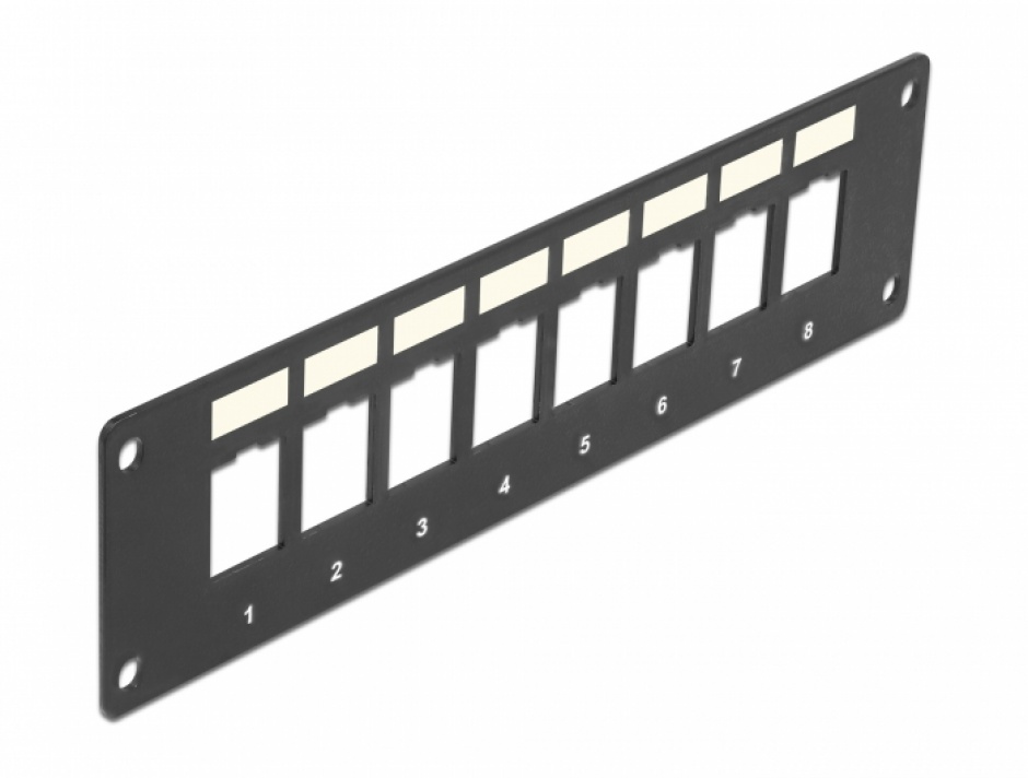 Panou montare Keystone 8 porturi Delock Metal