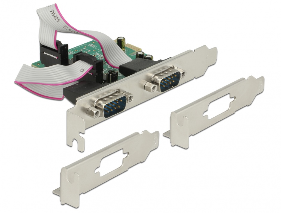 Delock 89641 PCI Express la 2x RS-232