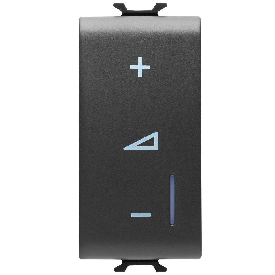 Variator Universal Gewiss GW12572A, Negru Satin