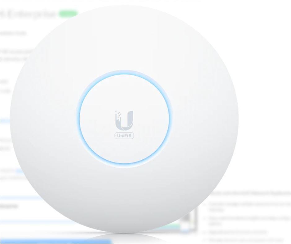 Ubiquiti U6 Enterprise Access Point WiFi 6E Tri-Band Profesional - imagine 4
