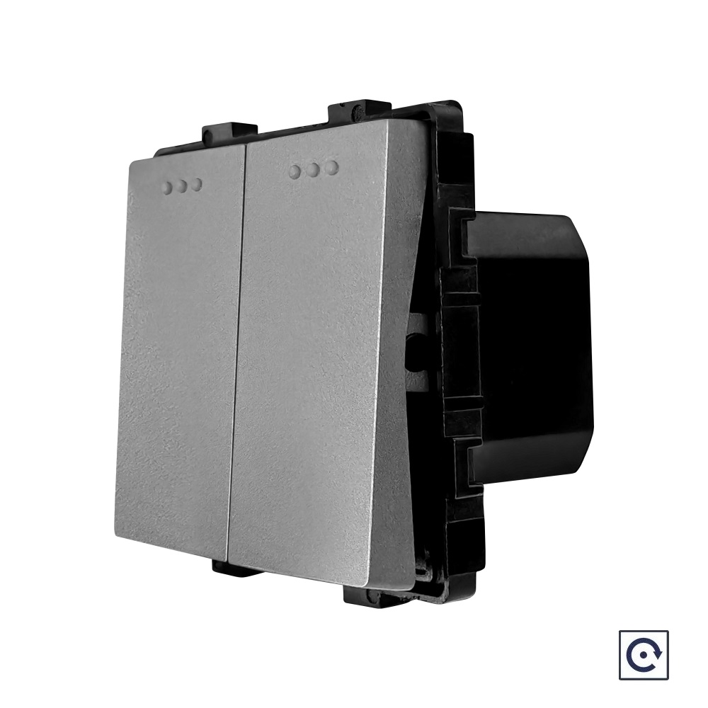 Modul Intrerupator Dublu Mecanic Luxion cu Reset - imagine 13