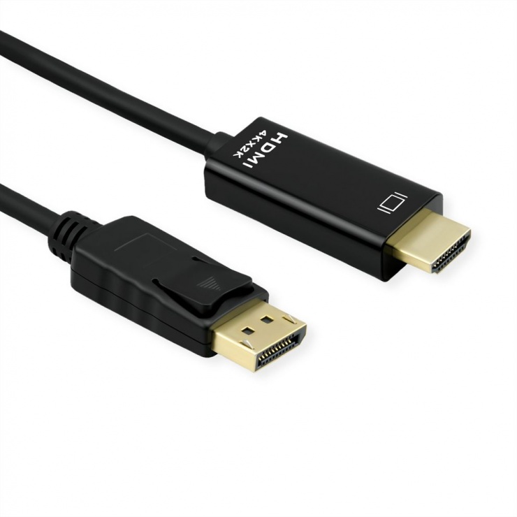 Cablu DisplayPort la HDMI 4K, 2m, Roline
