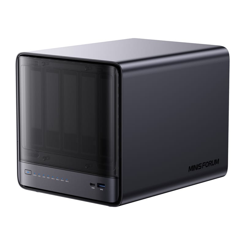 Mini PC MINIS FORUM NAS N5 Pro Ryzen AI 9 HX 370 - imagine 9