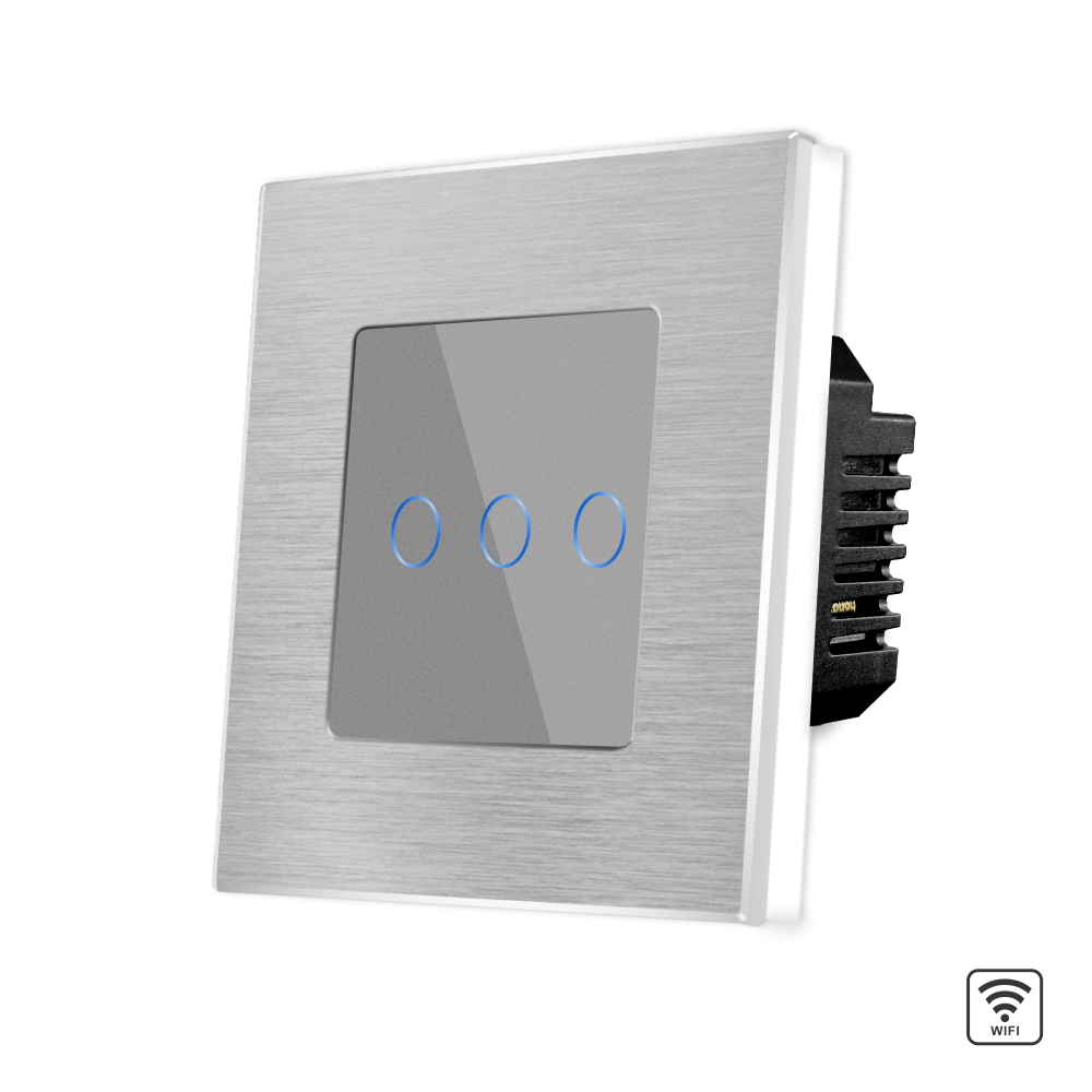 Intrerupator Triplu Wi-Fi Touch Sticla LUXION - imagine 13