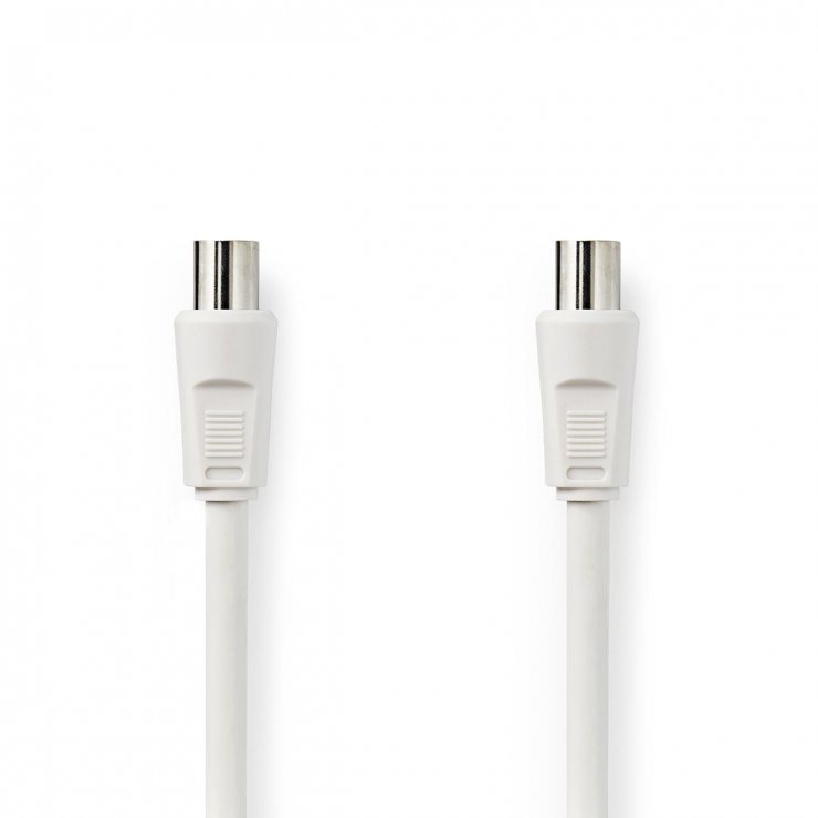 Cablu Coaxial Nedis 1.5m Alb