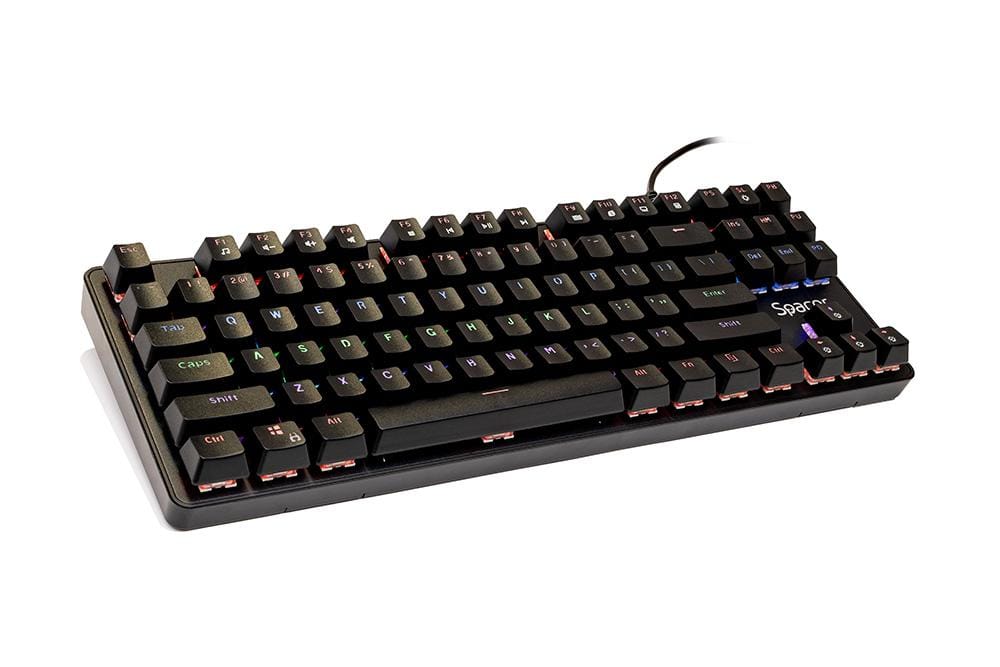 Tastatura Mecanica Gaming Spacer IMMORTAL, Switch Albastru, RGB - imagine 5