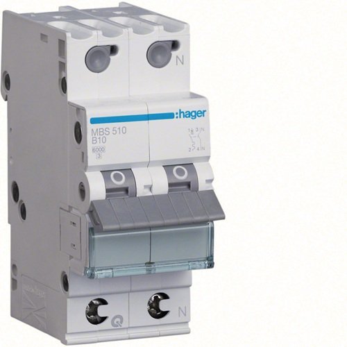 Siguranta Hager MBS510, 10A, QuickConnect