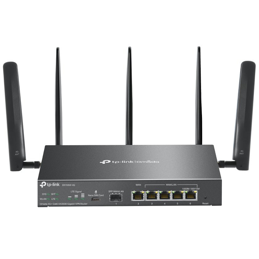 Router TP-Link ER706W-4G, AX3000 VPN Gigabit
