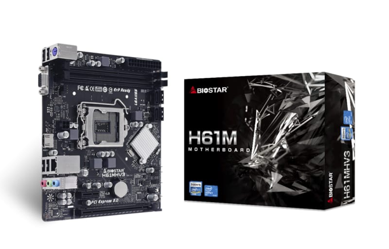 Placa de Bază Biostar H61MV3 LGA1155 mATX - Performanță Stabilă - imagine 2