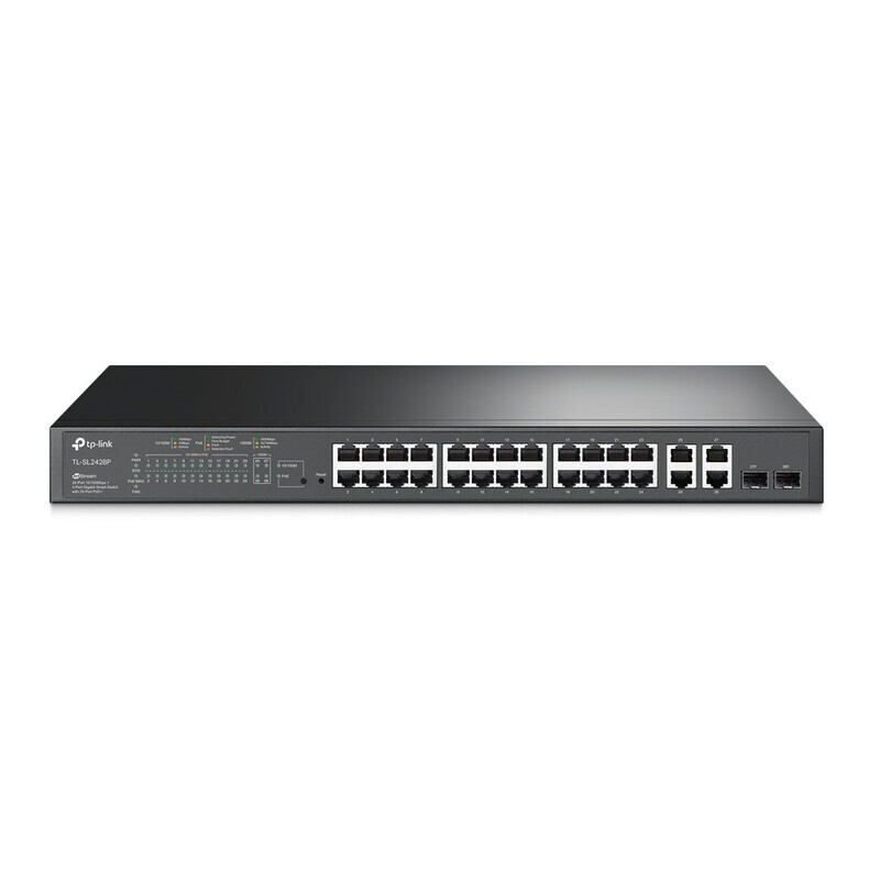 Switch TP-LINK TL-SL2428P 24 Porturi PoE+ 250W Managed