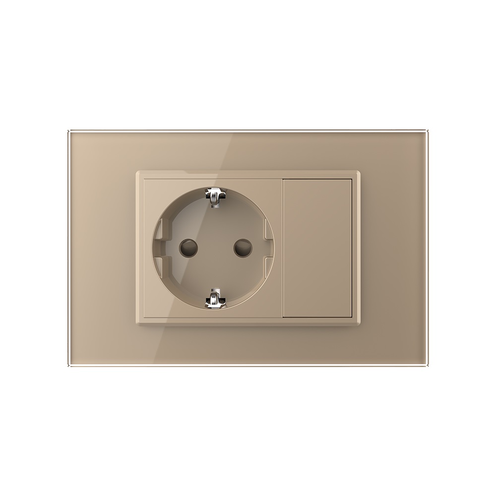 Priza Livolo cu Rama Sticlă 3M, Standard Italian - imagine 11