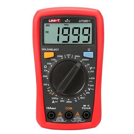 Multimetru Digital Uni-T UT33D+, Display Iluminat
