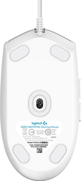 Mouse Gaming Logitech G102 Lightsync 8000 DPI USB Alb - imagine 4