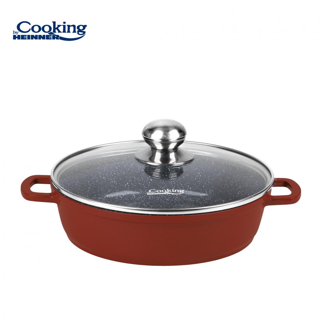 Cratiță Heinner Calabria Aluminiu 2.6L cu Capac | Cooking