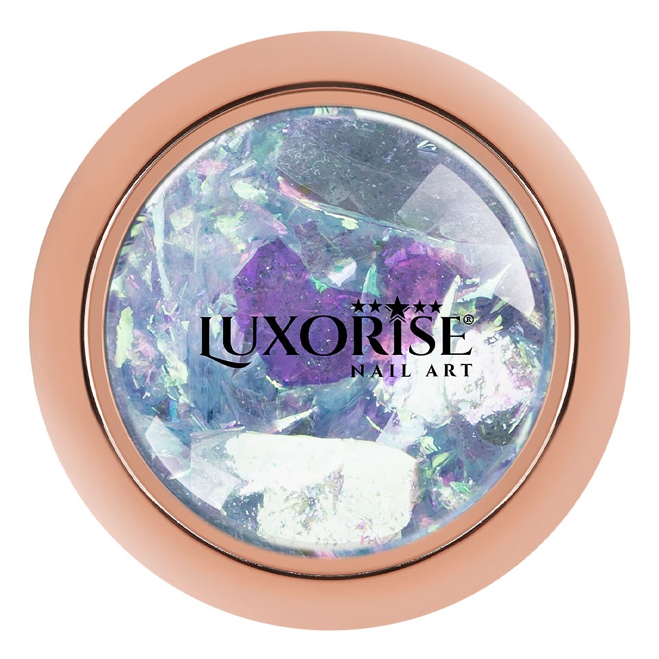 Paiete Unghii LUXORISE Aqua Glitz - Strălucire Intensă